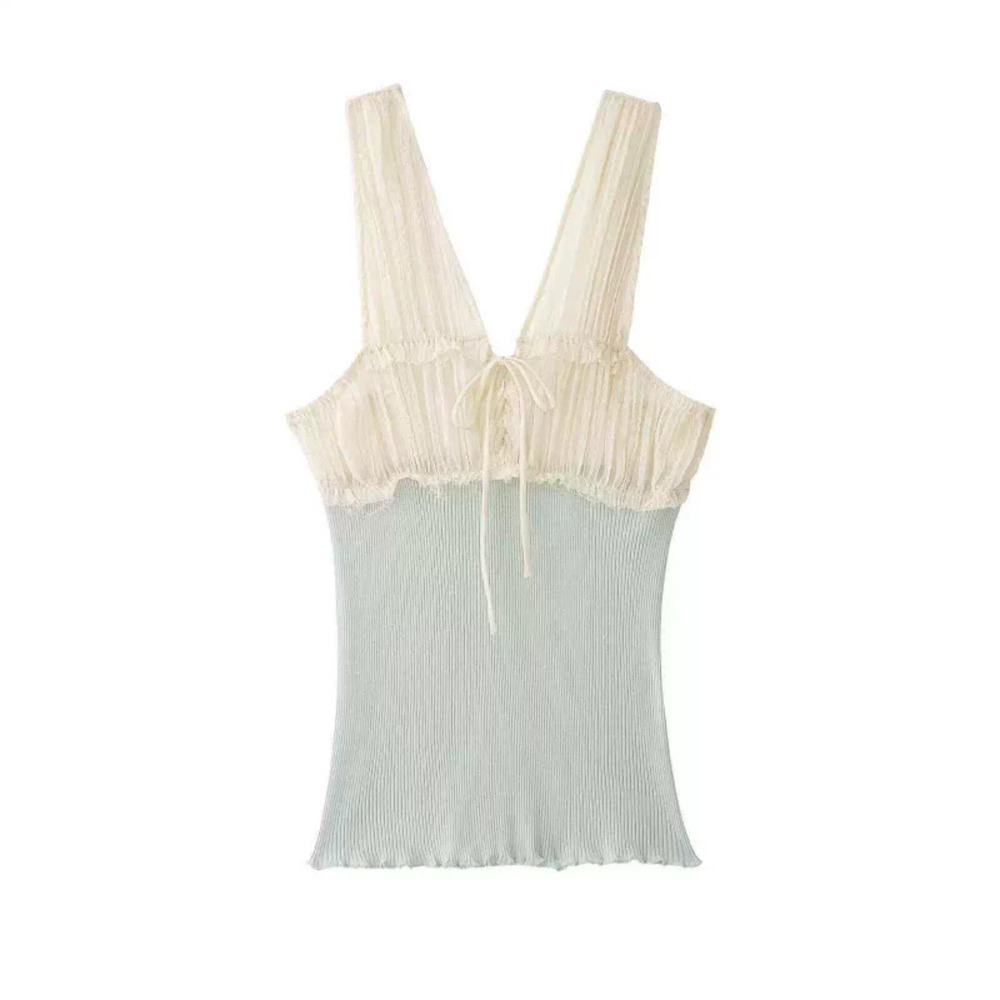 ZARA Summer Sexy Lace Tie Neck Bodycon Slip Dress